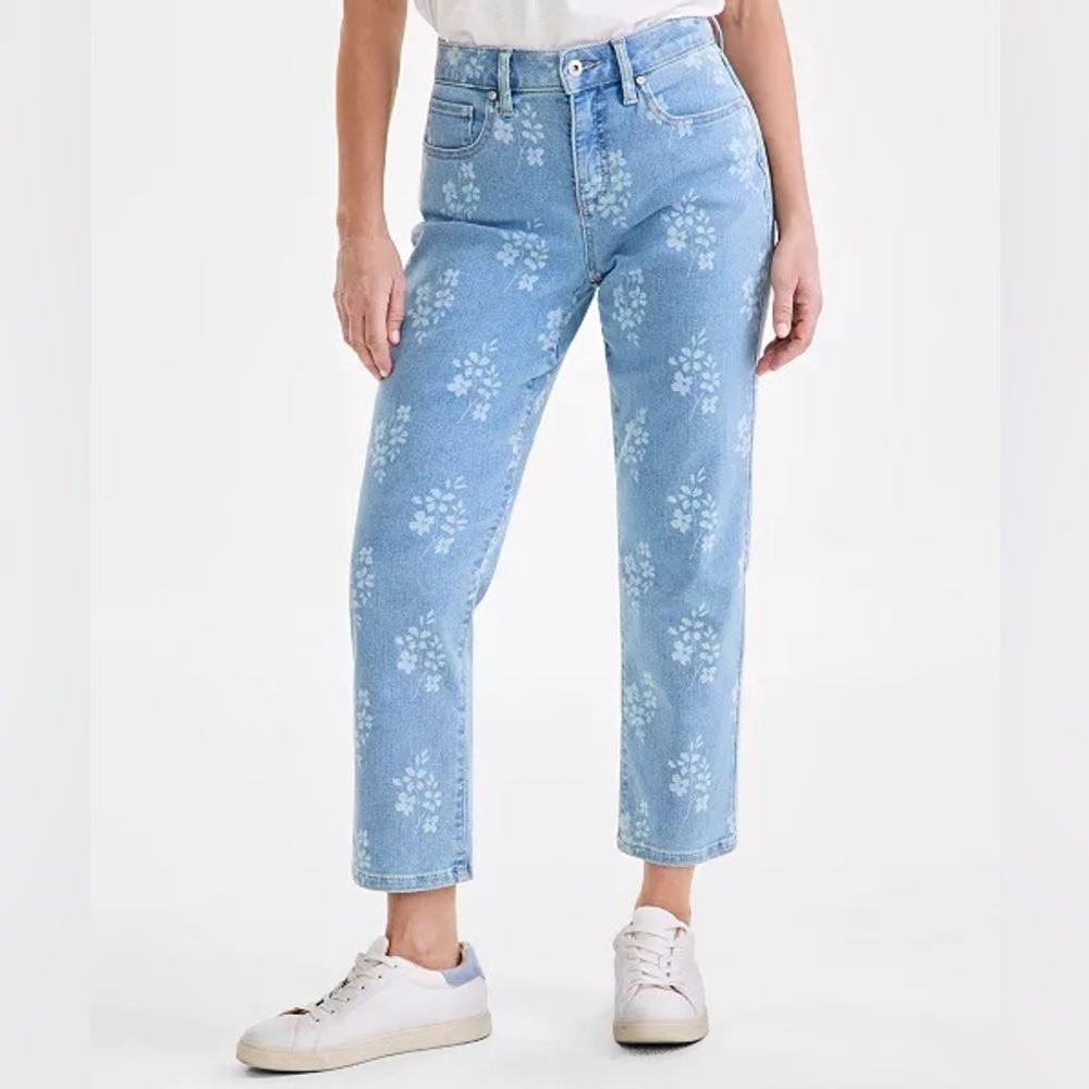 Style & Co. Floral Printed Jeans